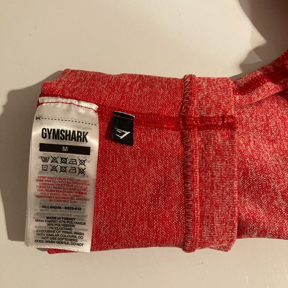 Gymshark Flex High Waisted Leggings in Red Marle - Picture 3 of 5